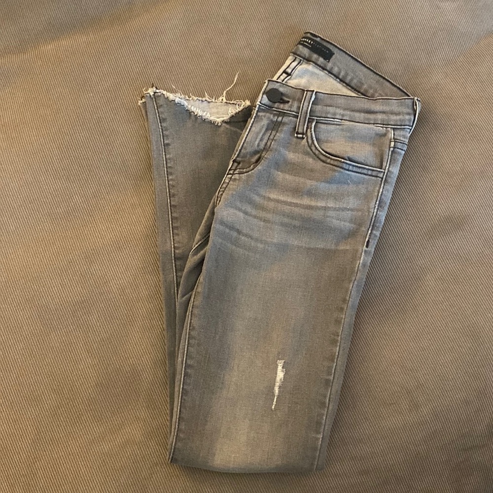 Flying Monkey Distressed Hem Jeans